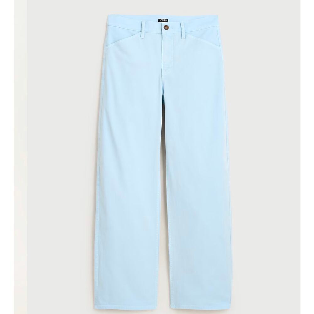 J. Crew Zoe Chateau Blue Barrel Chino Pant NWT size 29 - Picture 4 of 8